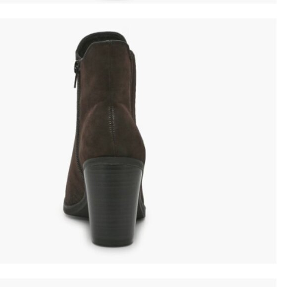 Mia Sunset Western Boots Heel Ankle Booties Black Size 10 - Picture 8 of 16